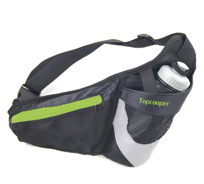 Outdoor Sports Waist Bag Fanny Pack with Water Bottle Holder for Running Walking Cycling Hiking