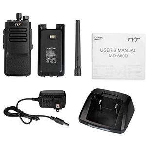 数字收音机TYT MD-680D对讲机高功率10W，带IP67防水长距离手持收音机，用于酒店安全 - Product Image 6