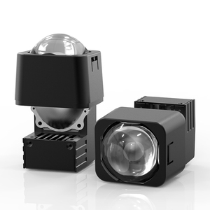ไฟหน้ารถยนต์2นิ้วเมทริกซ์ลำแสงสูงและต่ำ40W ดัดแปลงไฟ LED คู่ LED เมทริกซ์6000K ไฟหน้าเลนส์โปรเจคเตอร์ - Product Image 3