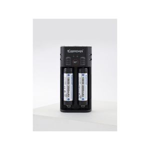 K2ユニバーサルリチウムイオン充電器18650 21700 26650用スマートUSB充電器LCDインジケータ付き過充電保護 - Product Image 1