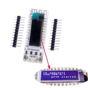 Arduino NodeMCU için 0.91 inç OLED ekran 128X32 beyaz ESP8266 Wifi Kit8 geliştirme kurulu