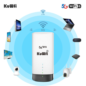 Gigabit Cổng Tốc Độ Cao Dual Band Không Dây CPE <span class=keywords><strong>Wifi</strong></span> 1800Mbps Wifi6 5G Router Với Sim Khe Cắm Thẻ Nhớ - Product Image 4