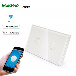 120*72MM US <strong>AU</strong> 3 Gang WIFI Switch Control <strong>Remote</strong> Electrical Switch WIFI Smart Touch Switch 250v - Product Image 5