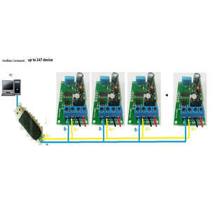 R414A01 DC 5V-23V RS485 Temperatur-und Feuchtigkeit sensor Fern erfassungs monitor Ersetzen Sie DS18B20 PT100 DHT11 DHT22 - Product Image 2