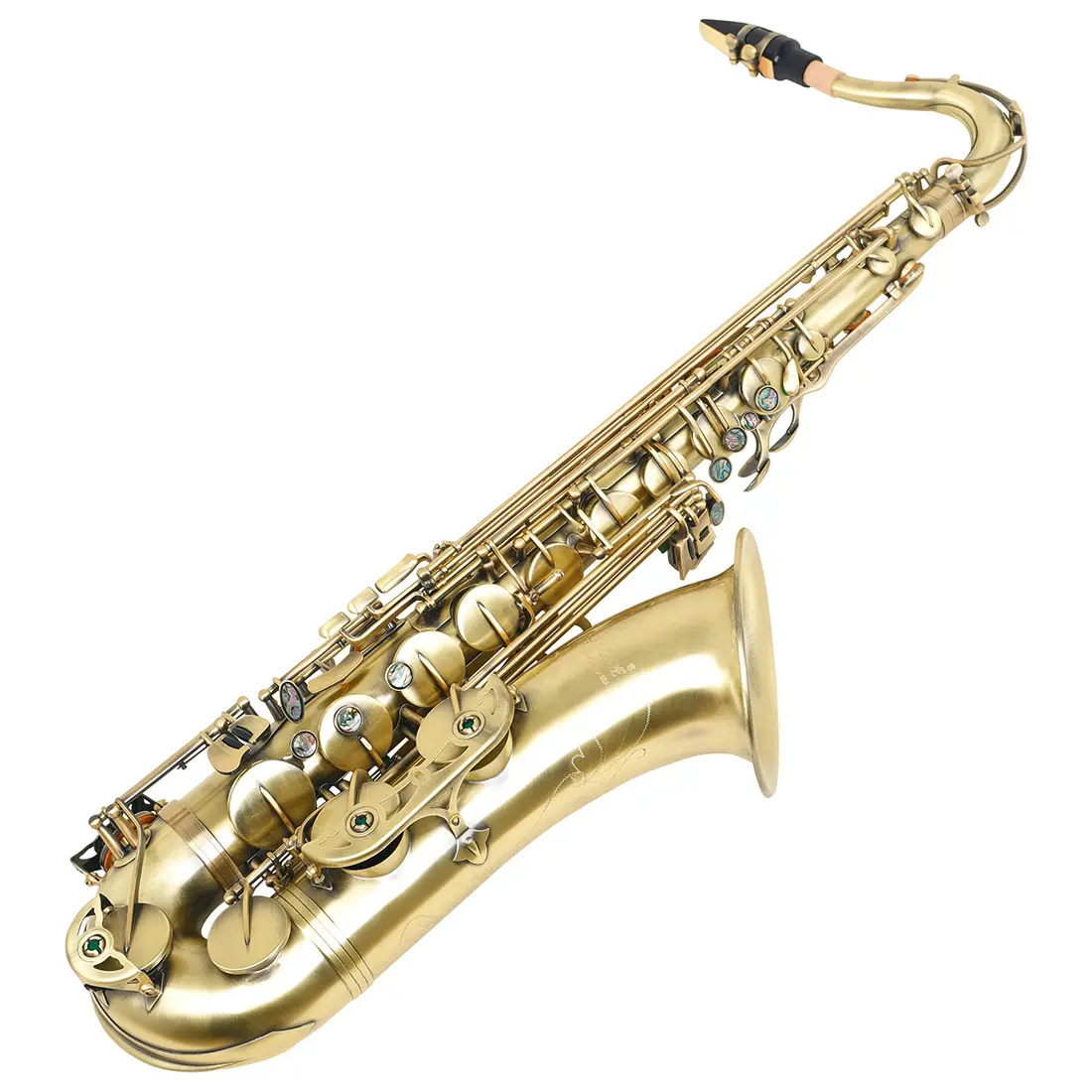 SLADE B Phím Vỏ Bào Ngư Kèn Tenor Saxophone Dẹt Dây Phân Loại Người Lớn Nhạc Cụ Chơi Kèn Đồng SAX