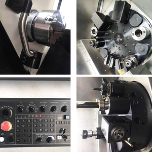 HT5LMY-torno de cama inclinada de alta precisión, multifunción, grande, Cnc, fresado de torneado, compuesto, torno de 5 ejes - Product Image 4