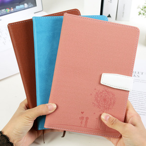 Taccuino in pelle di decompressione semplice con Logo personalizzato in carta colorata - Product Image 5