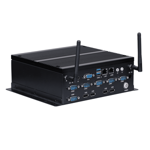 Negro Mini PC DDR3 4K 30Hz IPC6100 6th Anf 7th Gen Core I3 I5 I7 6 * Puerto COM RS232/RS422/RS485 para Wind 7/8/10 - Product Image 1