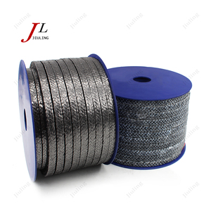 <strong>Ptfe</strong>&amp;graphite Braided Compression Gland Packing Temperature Gland Packing Graphite 2mm Gland Packing 12.5*12.5 Graphite - Product Image 1