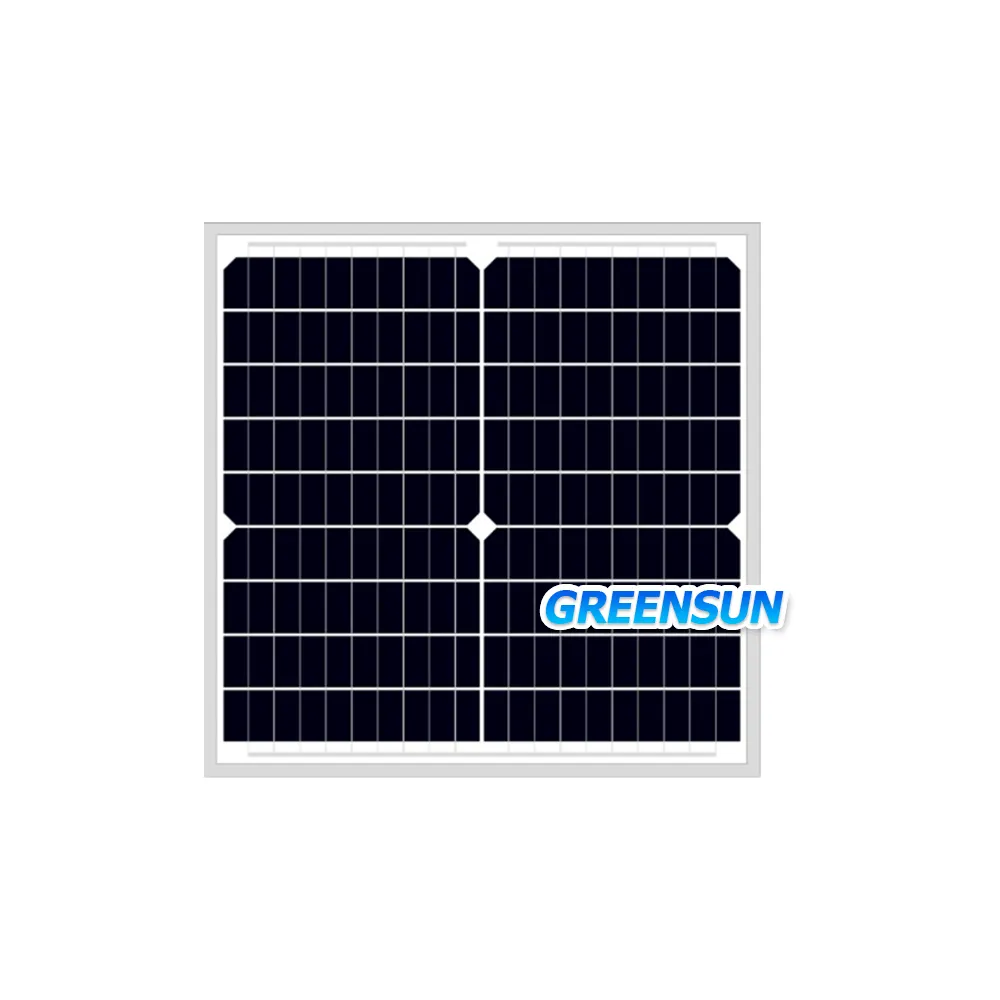 Greensun แผงโซลาร์เซลล์20W 40W 100W 120W 200W 220W 300W 400W สำหรับโครงการพลังงานแสงอาทิตย์