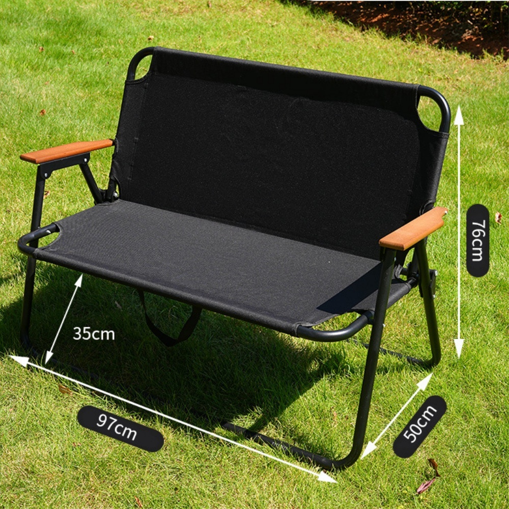 Silla doble - Negra