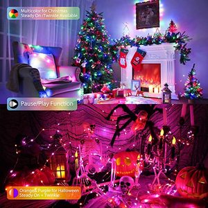 Navidad Color Cambio LED RGB Cadena de luces Navidad tuya WiFi LED Cadena de iluminación - Product Image 6