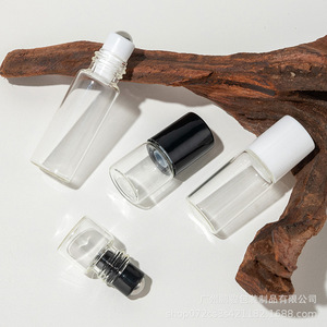 ボール香水 & エッセンシャルオイルボトル用アンバーミニガラスローラー1ml 2ml 3ml 5mlトラベルサイズシールタイプのサンプルロール - Product Image 5