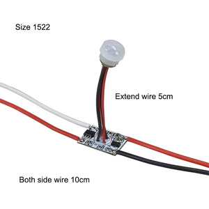 5v 12v Mini Led Pir sensore di movimento a raggi infrarossi corpo interruttore automatico intelligente illuminazione On Off rilevatore striscia sensore di movimento - Product Image 3