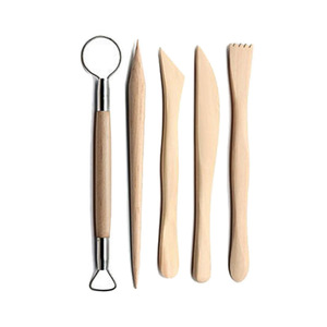 30 Cái Công Cụ Mô Hình Đất Sét Polymer Công Cụ Điêu Khắc Gốm Dụng Cụ Gốm Đục Với Túi Vải Cuộn Lên - Product Image 3