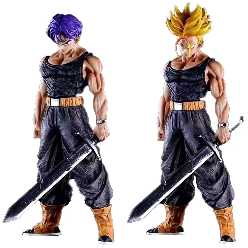 30cm Dragon Balls Z Trunks Figurine GK Super Saiyan Doll LC Legend of Guild Wars Model Toys Anime Torankusu Action Figure Statue