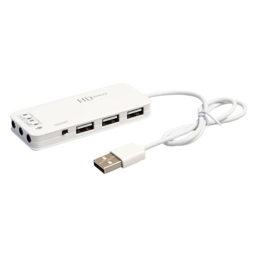 White USB-A Port