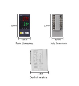 TC4H Relay <strong>SSR</strong> Thermocouple Digital Display <strong>Temperature</strong> <strong>Controller</strong> Intelligent <strong>PID</strong> Control with Alarm - Product Image 5