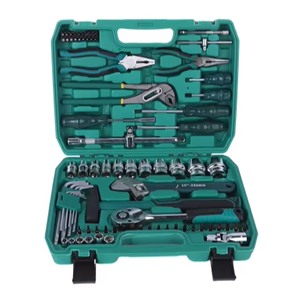 折扣价格套筒扳手工具箱汽车修理工具套装塑料工具箱 - Product Image 1