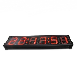 Display a grande schermo diretto in fabbrica da 6 pollici a LED per la maratona di corsa cronometrata Timer digitale per il conto alla rovescia all'aperto - Product Image 4