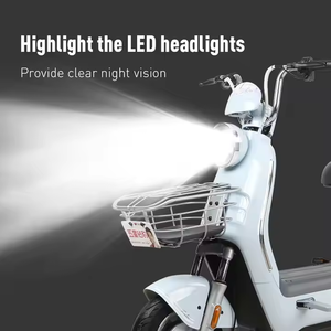 Оптовая продажа, высокоскоростной Электрический мопед 400 Вт с педалью, 60 В, встроенный аккумулятор, электрический велосипед, мотоциклетный скутер - Product Image 4
