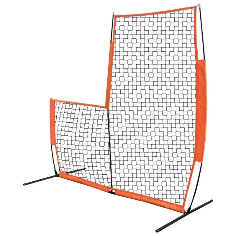 TY-1032D Chất lượng cao 7x7ft ft bày Net bảo vệ với linh hoạt l-màn hình bóng chày net với cơ sở kim loại