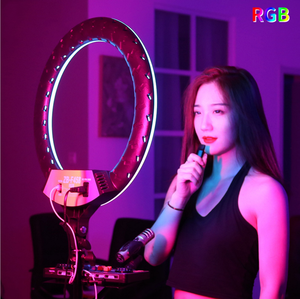 RGB 18 inç halka ışık büyük halka ışık ses kontrolü ile OEM halka ışık - Product Image 2