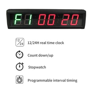 YIZHI Multiple Exercise Interval Training Fitness studio Timer Digital Countdown Stoppuhr Workout Clock für Indoor Sports Home School - Product Image 2