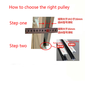Multifunctional Professional Nylon Roller Sliding <strong>Window</strong> <strong>Sash</strong> Wheel Pulley - Product Image 5
