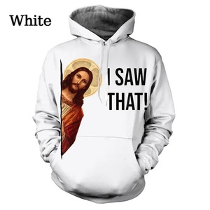 Funny Jesus Hoodies for Men <strong>God</strong> <strong>I</strong> Saw That Letter Printed Graphic Sweatshirt Men Women Long Sleeve Casual Oversized Hoodie Coat