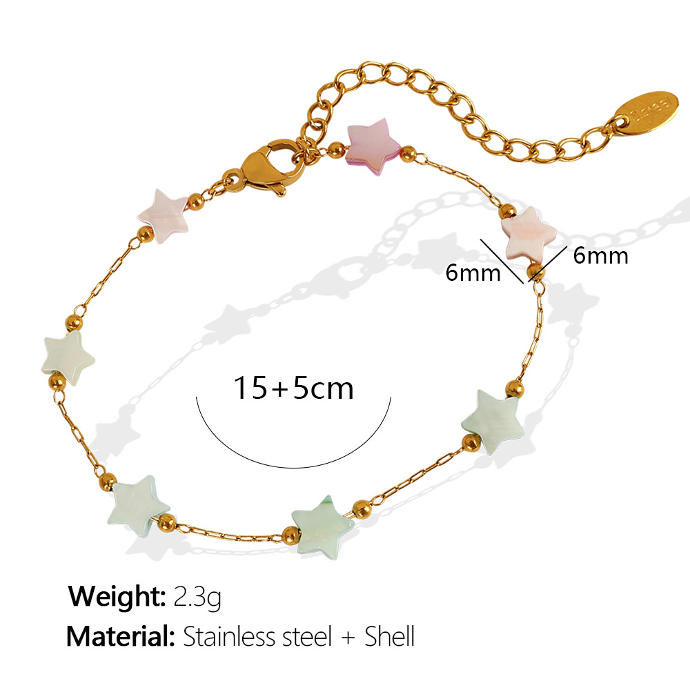 Pulsera de Concha Dorada SL70