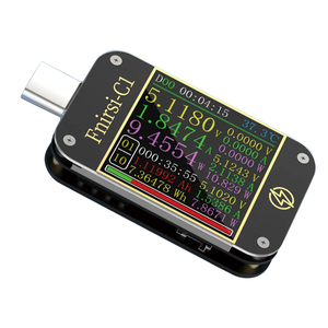 WGZX FNIRSI-C1 Typ-C PD USB-C Voltmeter Ampere meter Schnell lade protokoll Test Meter Power Bank Tester Mit PC-Software