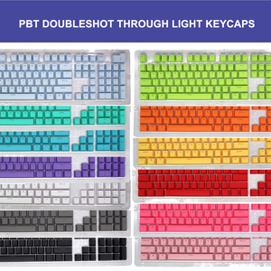 High Quality Multi Color <strong>Custom</strong> PBT Mechanical <strong>Keyboard</strong> Keycaps 104 <strong>Key</strong> Character - Product Image 6