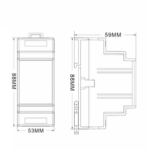 Tipo di rotaia segnale di uscita analogica amplificatore Display Controller pesatura trasmettitore componenti elettronici