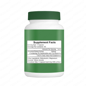 Kapsul <span class=keywords><strong>Rosea</strong></span> <span class=keywords><strong>Rhodiola</strong></span> lintas batas untuk pemasok suplemen Herbal Perdagangan Luar Negeri TK yang memenuhi syarat untuk orang dewasa - Product Image 2