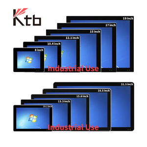 KTB PPC170 17インチIntel I3、I5、I7、J6412 J4125 J1900 Windows Linux組み込みファンレスタッチスクリーンコンピュータ産業用パネルPC - Product Image 1