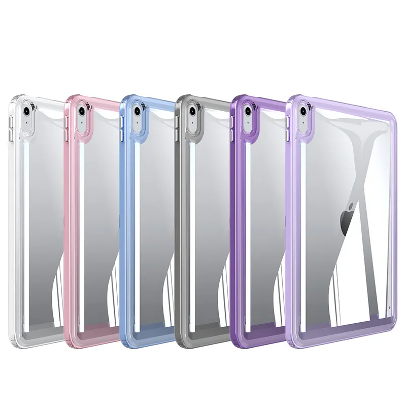 透明アクリルTPUケースiPadAir用54 10th 9th 8th Generation Soft Shockproof Case for iPad 10 2022 Pro 11 Mini 6