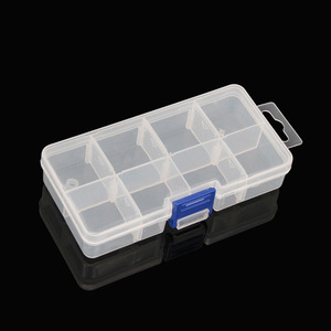 可调8格矩形电子元件分类储物盒PP塑料工具箱 - Product Image 5
