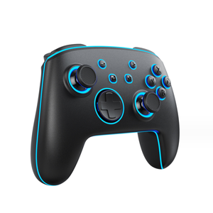 Wireless Gamepad Metal Rocker Colorful Lighting Macro <strong>Programming</strong> <strong>Function</strong> for Nintendo Switch Pro Controller Joysticks - Product Image 3