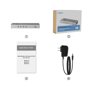 Distribuidor de ordenador FJGEAR, Full HD, 30Hz, 4K, 4 entradas, 1 salida, Hdmi Switch Splitter, 2 uds.