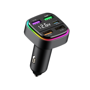 K34 akıllı araç şarj aleti 66W süper hızlı 4 USB tip-c portu QC3.0 USB 2.4A adaptörü ile güç banka ve Laptop için hızlı şarj - Product Image 1