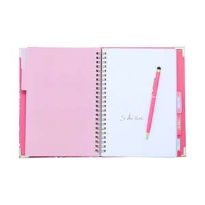DIYインデックスタブ付き工場カスタマイズ絶妙な印刷スパイラルノートとペンギフトセット - Product Image 5