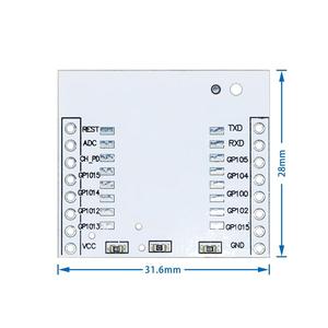 10PCS <strong>ESP8266</strong> serial <strong>WIFI</strong> <strong>module</strong> ESP32 Adapter plate ESP-07 ESP-08 ESP-12 applies - Product Image 3