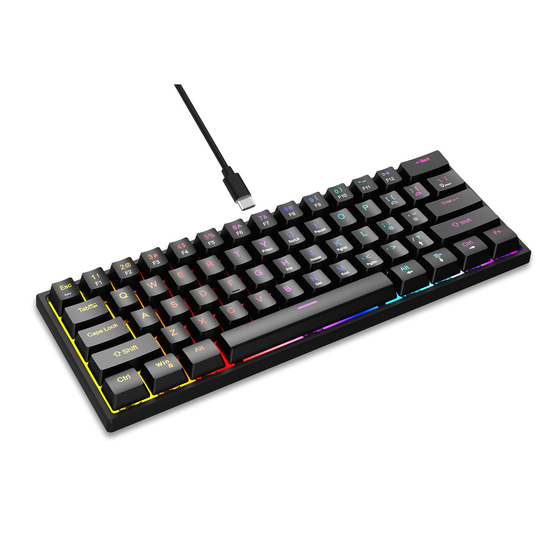 K98 สีดำ (สวิตช์สีแดง)