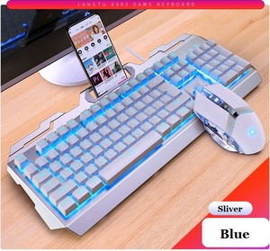 Teclado y ratón para juegos V2, juego de Teclado mecánico con cable, retroiluminación RGB, para juegos de ordenador - Product Image 6