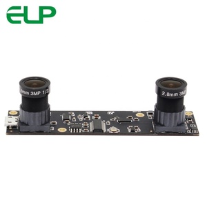2MP 1/3&quot; Aptina AR0330 CMOS UVC OTG Binocular Stereo Vision <strong>Camera</strong> Module for AR Augmented Reality ELP-USB1080P2CAM-L28 - Product Image 2