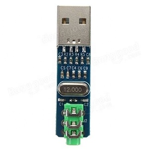 PCM2704 5V Mini USB Powered Sound Card DAC <strong>Decoder</strong> Board Module for PC <strong>Computer</strong>