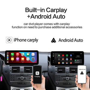 Schermo da 12.3 pollici adatto per Mercedes Benz classe C W204 lettore video multimediale AUTO wireless Android AUTO CarPlay - Product Image 2