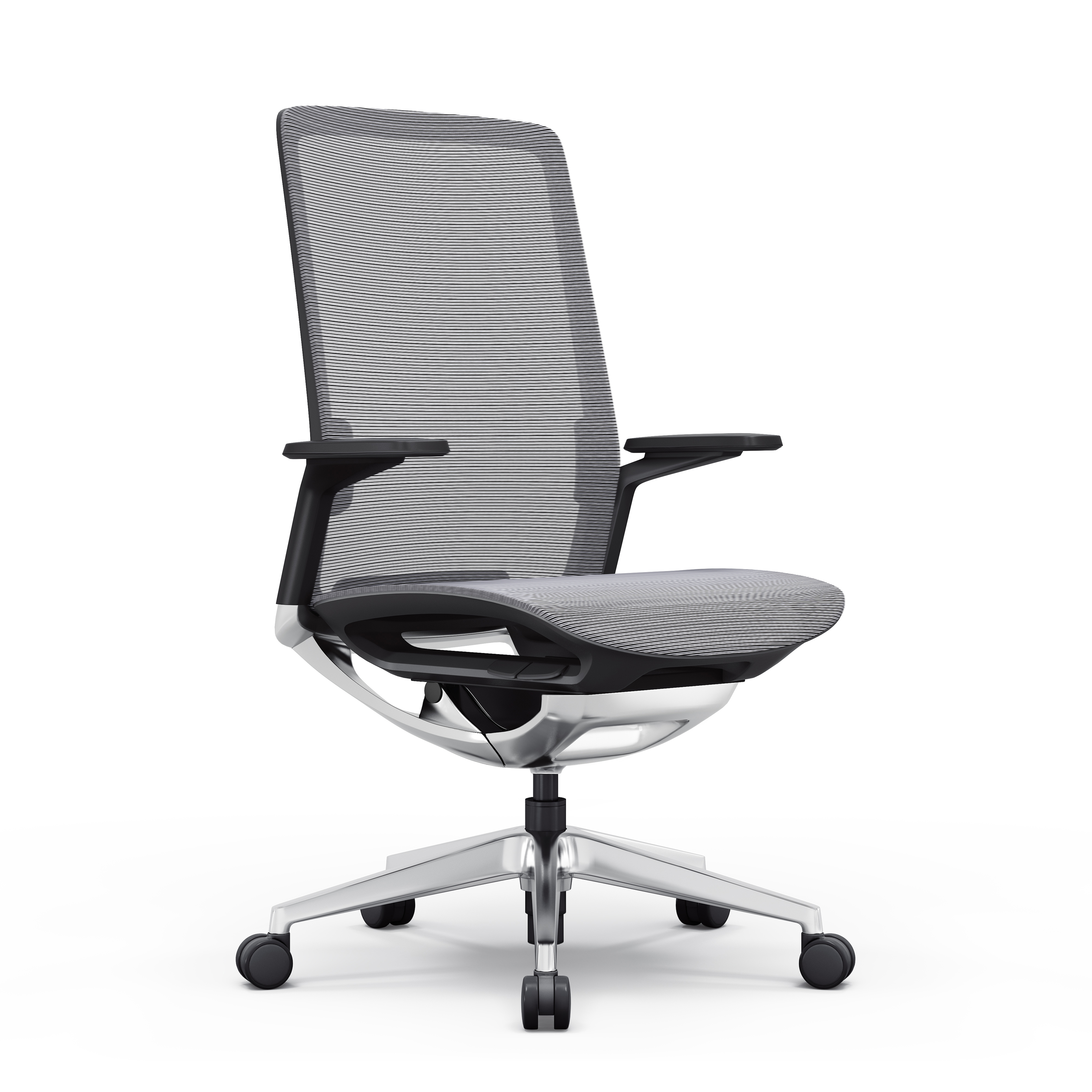 Full mesh adjustable armrest
