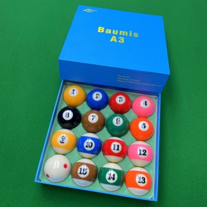 A3 hộp màu xanh thể thao 16-màu tiêu chuẩn Mỹ Trung Quốc bi-a bảng 57.2mm Phenolic nhựa pha lê bóng miễn phí vận chuyển - Product Image 6